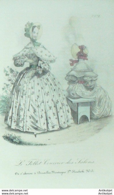 Le Follet 1829 # 178 Robe en Châlis