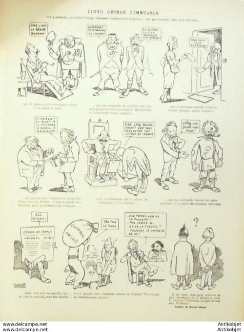 Le Rire 1921-06- 4 # 122 Journal humoristique Ed.Originale Ensorceleuse