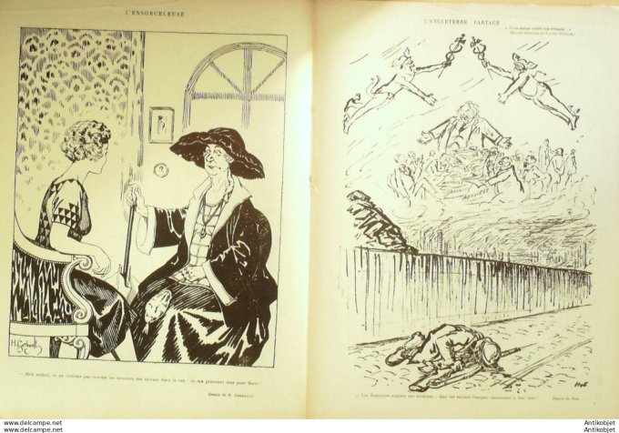 Le Rire 1921-06- 4 # 122 Journal humoristique Ed.Originale Ensorceleuse