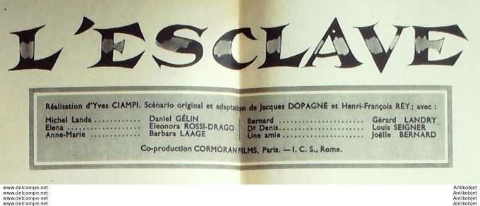 Mon Film 416 54-08-11 Catherine et son amant Steve Cochran Virginia Mayo