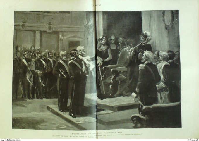 Le Monde illustré 1902 n°2356 Brest (29) Espagne Puerta del Sol Madrid rue Alcala course Taureaux