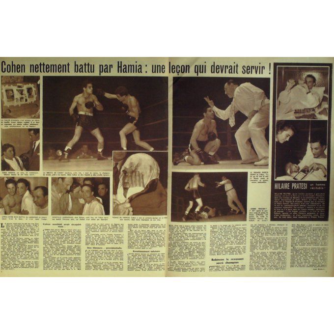 Miroir Sprint 1955 #  496 12 Déc Lampre Alkesbi Cohen Hamia Cohen Archambaud Mort Fr