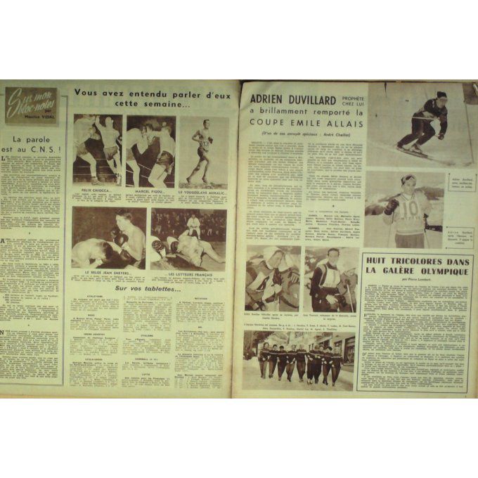 Miroir Sprint 1955 #  496 12 Déc Lampre Alkesbi Cohen Hamia Cohen Archambaud Mort Fr