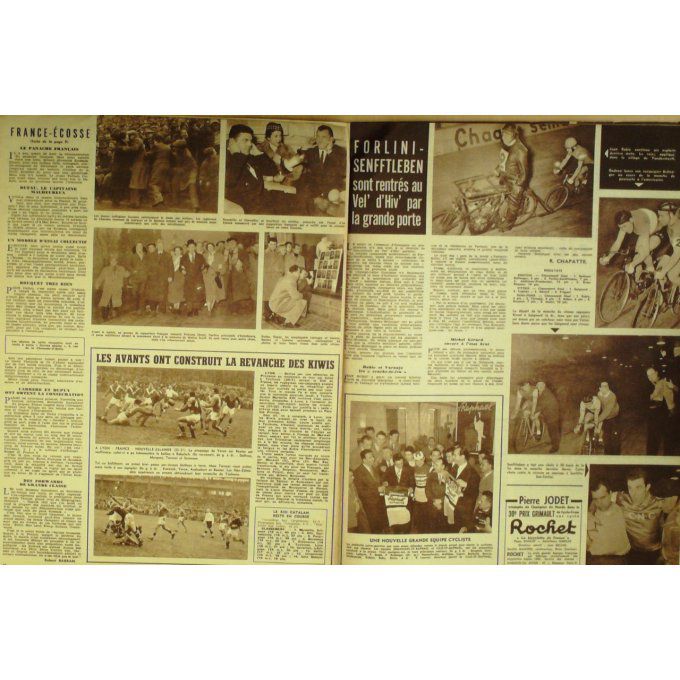 Miroir Sprint 1955 #  496 12 Déc Lampre Alkesbi Cohen Hamia Cohen Archambaud Mort Fr