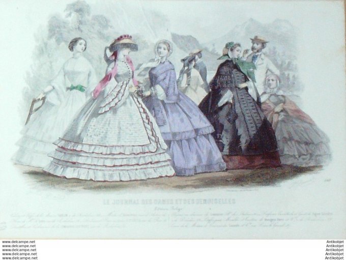 Journal des Dames Demoiselles 1859 # 568 (Maison Gagelin)