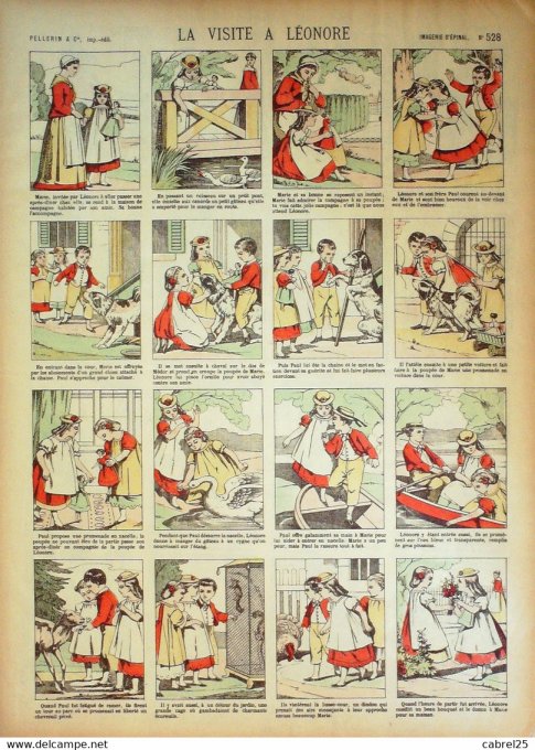 La Visite A Leonore (Pellerin d'epinal)