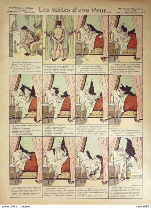 Les Suites d'une Peur  (Pellerin d'epinal)