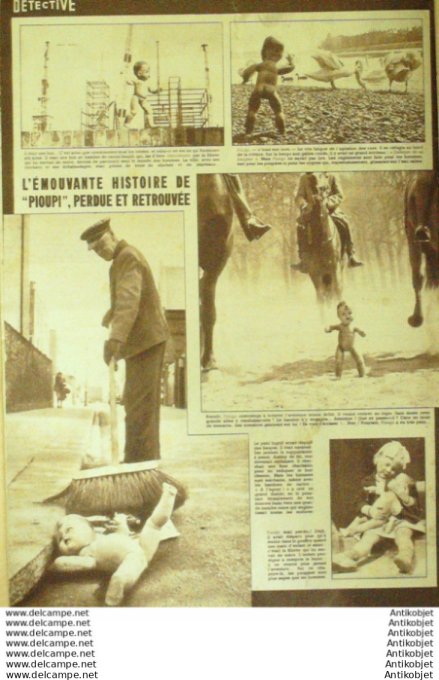 Détective 1955 # 468 St-Tropez Melun Jaillon Kervennec Bannalec Le mans