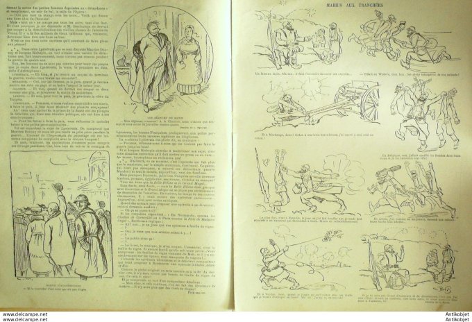 Le Rire 1919-01- 4 #   1 Journal humoristique Ed.Originale Occupation