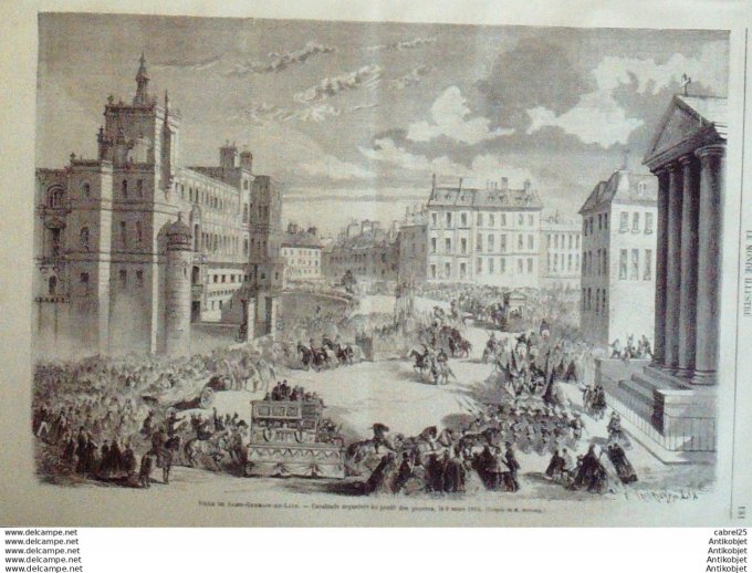 Le Monde illustré 1864 n°362 Viet Nam Saigon St Germain-en-Laye (78) Jerusalem Maximilen Ii