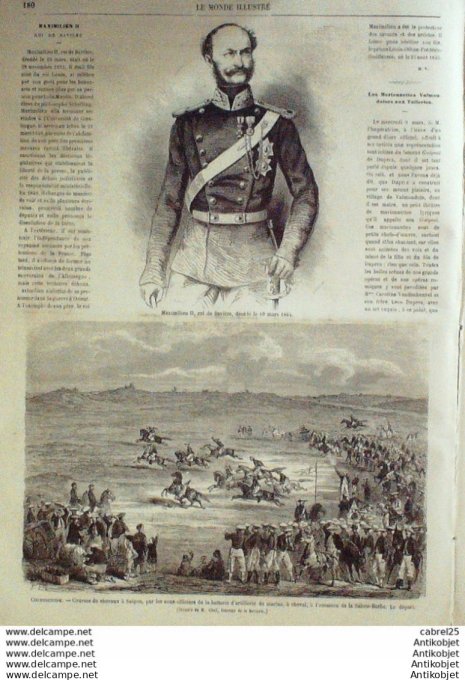 Le Monde illustré 1864 n°362 Viet Nam Saigon St Germain-en-Laye (78) Jerusalem Maximilen Ii