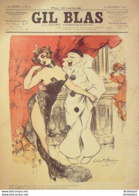 Gil Blas 1902 n°52 ROBERT LEWIS J.L.ITHIER André ROUVEYRE LUBIN de BEAUVAIS JOST