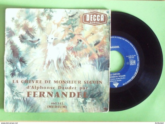 Fernandel 45T EP La chèvre de monsieur Seguin 1969