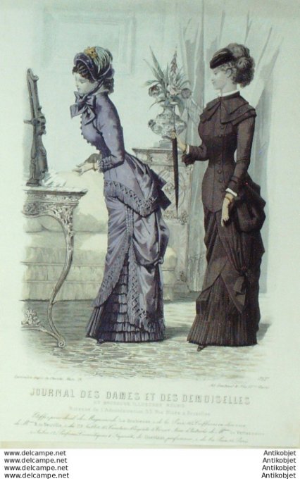 Journal des Dames Demoiselles 1880 # 1752 (Maison Scabieuse)