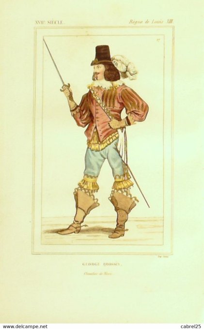 Brossin George Chevalier De Mère 17ème 1852