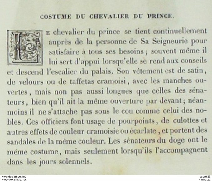 Italie Chevalier du Prince 1859