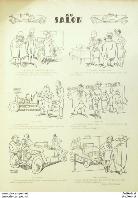 Le Rire 1921-10- 8 # 140 Journal humoristique Ed.Originale Huelgoat