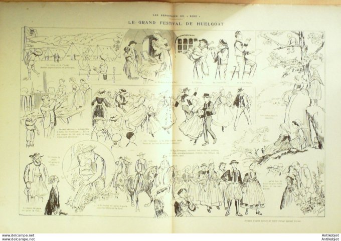 Le Rire 1921-10- 8 # 140 Journal humoristique Ed.Originale Huelgoat