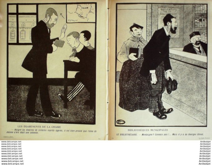 L'Assiette au beurre 1906 # 253 Les grands educateurs Fourment Crales