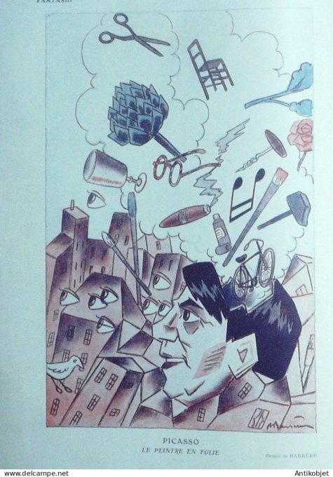 Fantasio 523 1928 Bernard Bruller Bonnotte Lissac Huguette & Youki