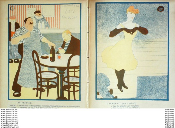 L'Assiette au beurre 1906 # 253 Les grands educateurs Fourment Crales