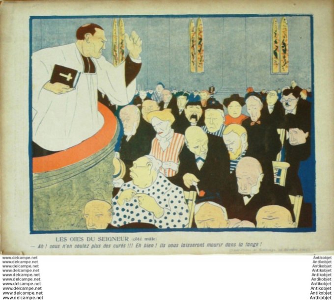 L'Assiette au beurre 1906 # 253 Les grands educateurs Fourment Crales