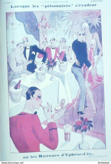 Fantasio 523 1928 Bernard Bruller Bonnotte Lissac Huguette & Youki