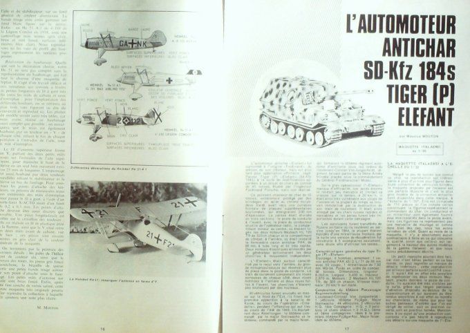 Mpm Maquettes 1975 # 49 Lavotchkine La-5 FNMustang, Republic P-47D Thunderbolt, Heinkel