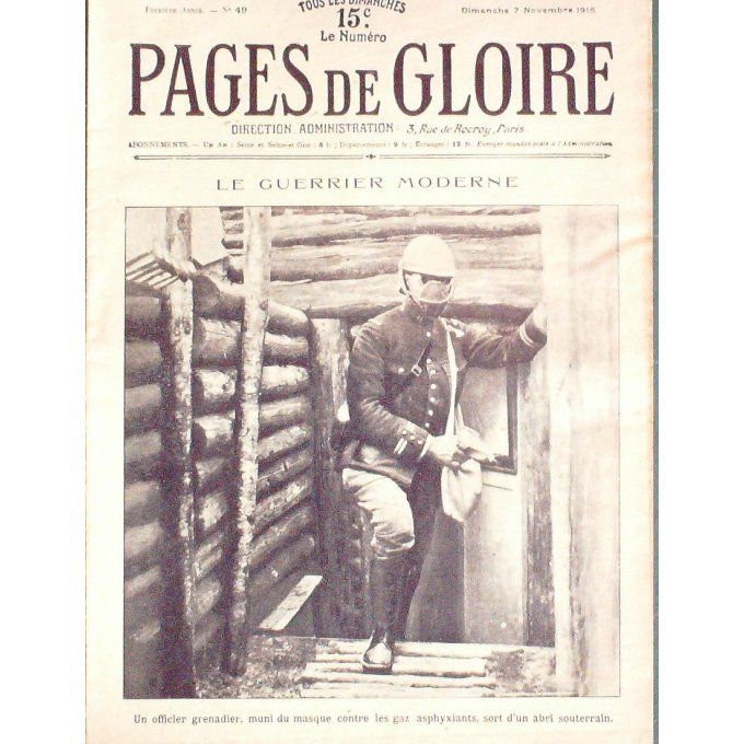 Pages de gloire 1915 n°49 METZERAL BALKANS TAHURE ALEXANDRIE