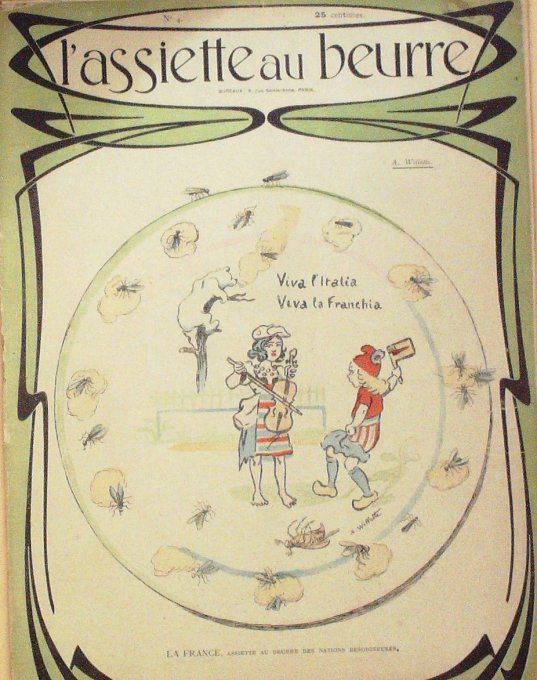 L'Assiette au beurre 1901 n°  4 La France besogneuse Jossot Huard Dorvillot
