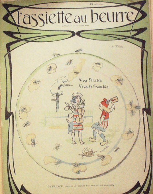 L'Assiette au beurre 1901 #   4 La France besogneuse Jossot Huard Dorvillot