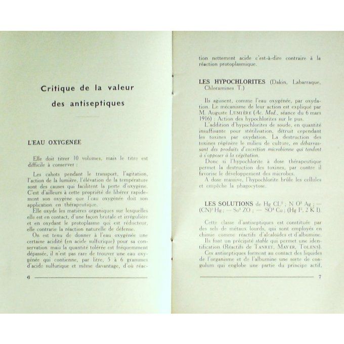 Catalogue ROGERMA produits OPHTALMIQUE  LENS 1937