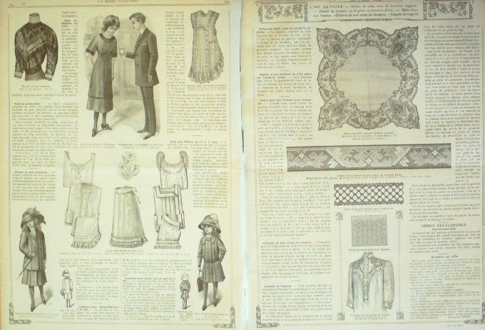 Journal Mode illustrée 1911 # 04 Robe de soiree