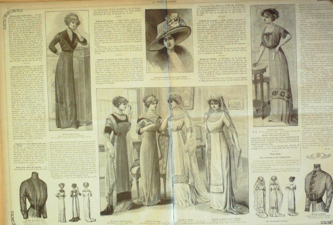 Journal Mode illustrée 1911 # 04 Robe de soiree