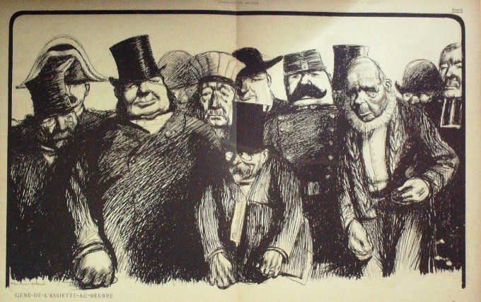 L'Assiette au beurre 1901 #   4 La France besogneuse Jossot Huard Dorvillot