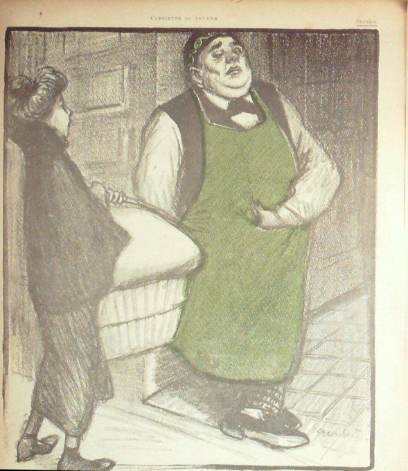 L'Assiette au beurre 1901 #   4 La France besogneuse Jossot Huard Dorvillot