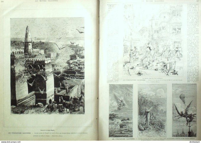 Le Monde illustré 1880 n°1239 Egypte Minster Monténégro Prince badniack