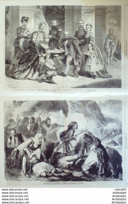 Le Monde illustré 1867 n°513 La Rochelle (17) Turquie Belgique Lesse Reims (51)