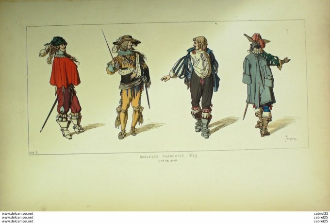 Portrait Noblesse Française en 1629