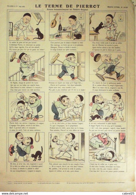 Le Terme  de Pierrot (Pellerin d'epinal)