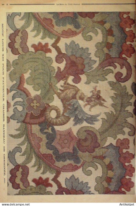 La Mode du Petit journal 1898 n° 08 Toilettes Costumes Passementerie