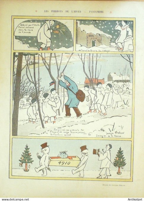Le Rire 1911-01- 7 # 414 Journal humoristique Ed.Originale Atavisme