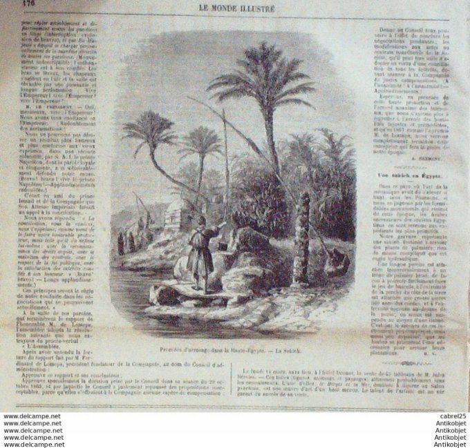 Le Monde illustré 1864 n°361 Italie Bologne Mexique Rio Grande Guanajato Grèce Corfou Japon