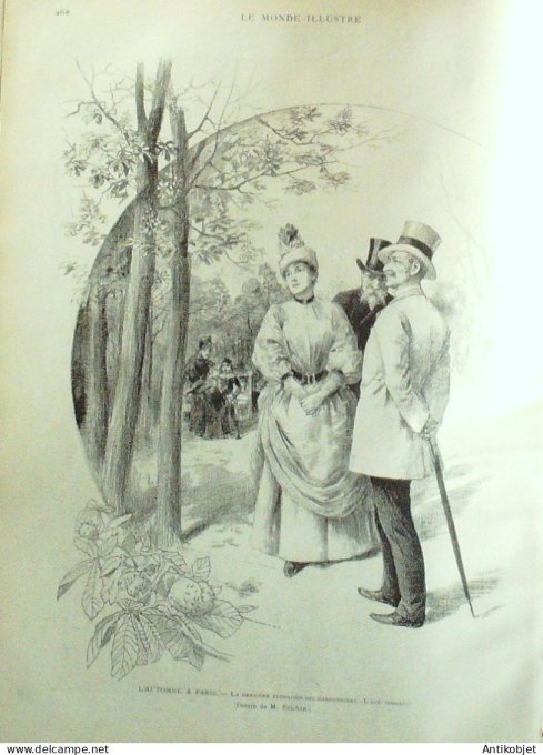 Le Monde illustré 1886 n°1544 Bulgarie Sofia Grèce Messenie Séisme Chine Pékin Ha-Long