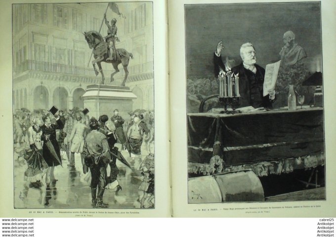 Le Monde illustré 1878 n°1106 Montpellier (34) Angleterre Folkestone Turquie Constantinople Cheregan