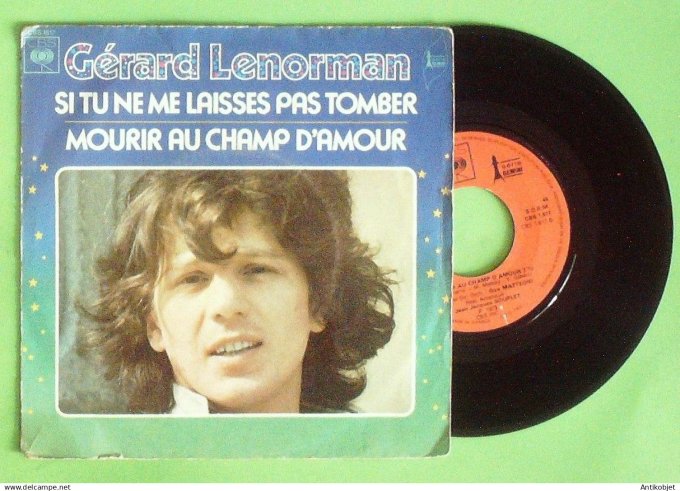 Lenorman Gérard 45T SP Si tu ne me laisses pas tomber 1973