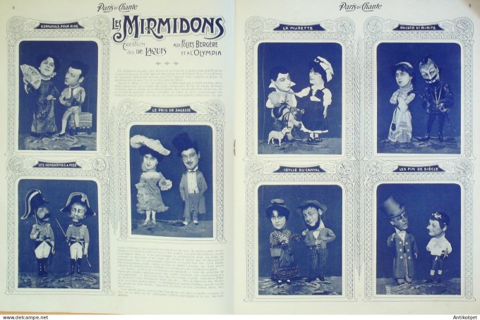 Paris qui chante 1904 #76 Baldy Mayol Francine Lorée Laquis Delmet