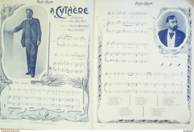 Paris qui chante 1904 #76 Baldy Mayol Francine Lorée Laquis Delmet