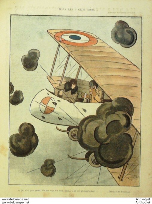 Le Rire 1919-02- 1 #   5 Journal humoristique Ed.Originale Ulysse poilu