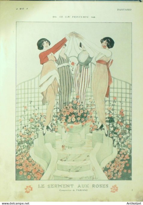 Fantasio 187 1914 Rictus Renouardt Lendecke